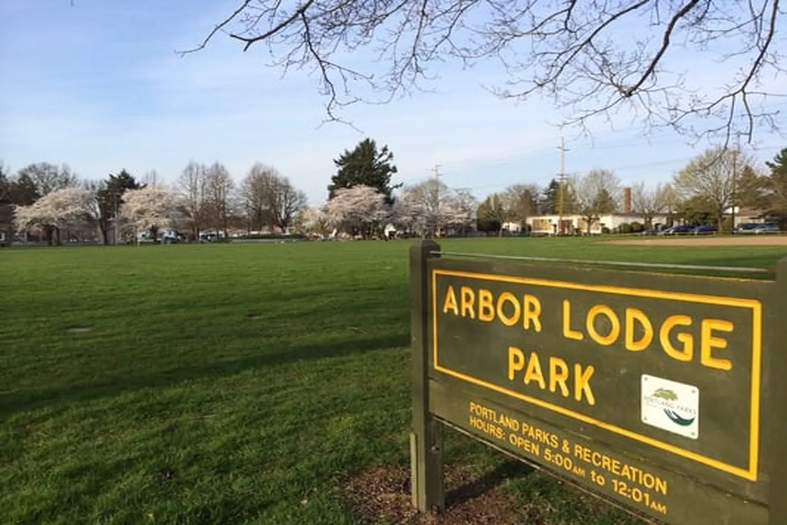 Arbor Lodge Park Off Leash Dog Area in Portland, Oregon